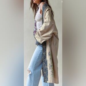 FREE PEOPLE “HENLOW EMBROIDERED DUSTER” *NWT $398.00 *SIZE: XS/S